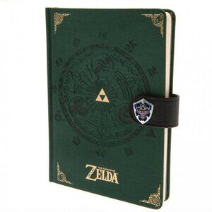 The Legend of Zelda Hardcover Notebook Journal with Shield Snap Closure